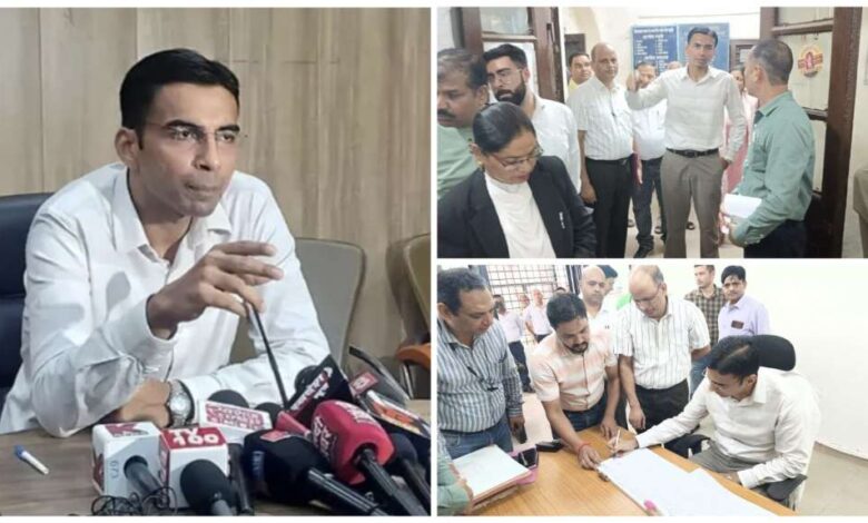 Dehradun के नए डीएम सविन बंंसल ने ग्रहण किया पदभार, कहा- ‘यातायात सुधार और जमीन फर्जीवाड़े रोकना प्राथमिकता’ Dehradun के नए डीएम सविन बंंसल ने ग्रहण किया पदभार, कहा- ‘यातायात सुधार और जमीन फर्जीवाड़े रोकना प्राथमिकता’
