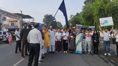 सराहनीय: स्वच्छता को लेकर निकाली सत्याग्रह रेली