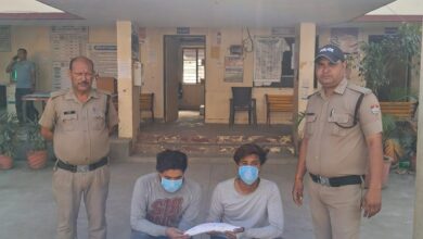सुनार की दुकान पर लूट करने पहुंचे दो आरोपित को पुलिस ने किया गिरफ्तार