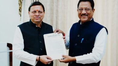 उत्तराखण्ड के प्रमुख मुद्दों को लेकर मुख्यमंत्री से मिले धस्माना