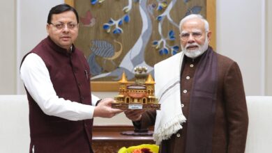 सीएम धामी ने पीएम मोदी को राष्ट्रीय खेलों के लिए किया आमंत्रित