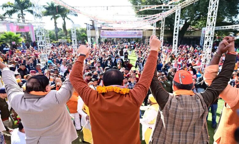 भाजपा का संकल्प पत्र उत्तराखंड के विकास की गारंटीः धामी भाजपा का संकल्प पत्र उत्तराखंड के विकास की गारंटीः धामी