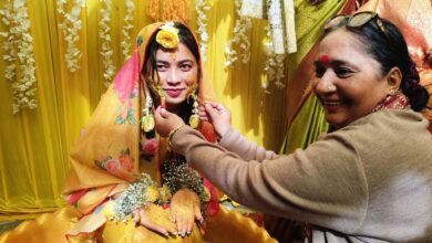 पंचूर गांव में यूपी के सीएम योगी भतीजी की शादी में हुए शामिल