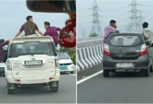 सड़क पर हुड़दंग का एक वीडियो वायरल होने के बाद पुलिस ने सख्त एक्शन लिया है. मामले में 5 युवकों के खिलाफ कार्रवाई की गई,
