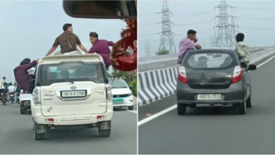 सड़क पर हुड़दंग का एक वीडियो वायरल होने के बाद पुलिस ने सख्त एक्शन लिया है. मामले में 5 युवकों के खिलाफ कार्रवाई की गई,